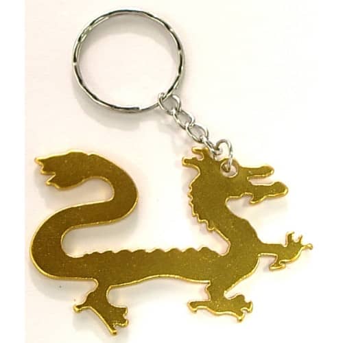 Dragon shape bottle opener key chain