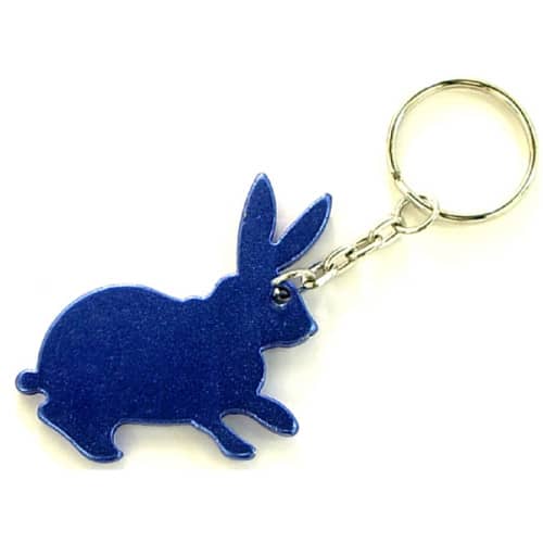 Rabbit shape bottle opener key chain