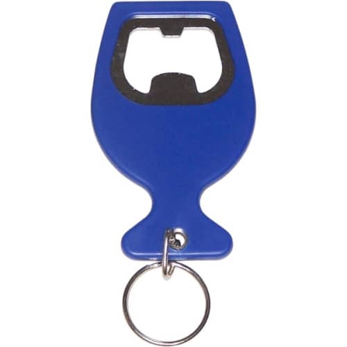 Wine cup shape bottle opener  key chain