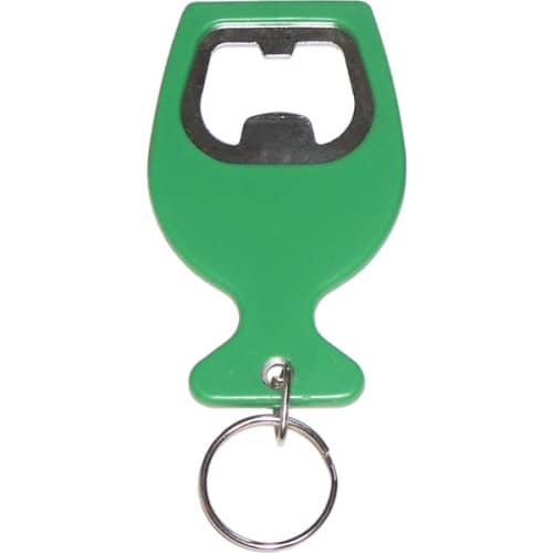 Wine cup shape bottle opener  key chain