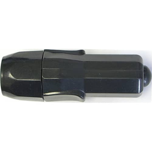 Miniature flashlight with clip