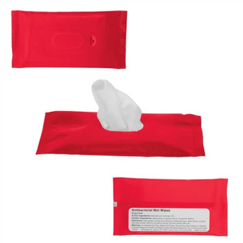 Sanitizer Wet Wipes in Re-sealable Pouch - 10 PC