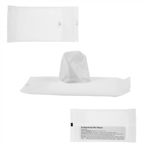 Sanitizer Wet Wipes in Re-sealable Pouch - 10 PC
