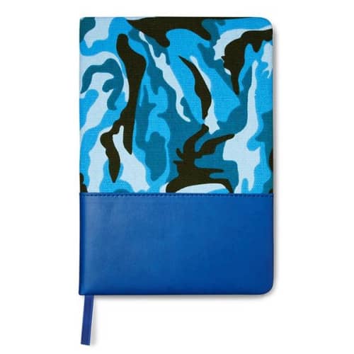 5" x 8" Hard Cover Camo Canvas Journal