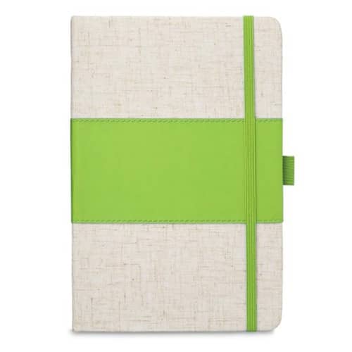 5x7 Soft Cover PU & Heathered Fabric Journal
