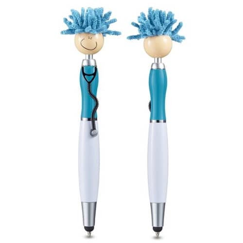 MopToppers® Screen Cleaner with Stethoscope Stylus Pen