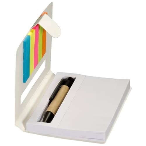 Eco Stowaway Sticky Jotter with Pen