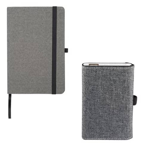 Strand Snow Canvas Notebook and Executive Charger Gift Set