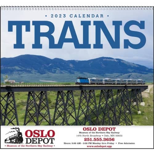 Trains 2023 Calendar