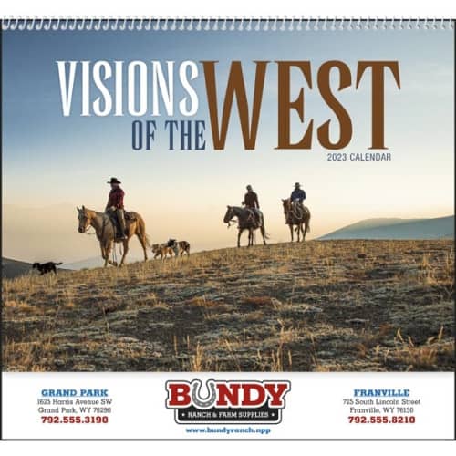 Visions of the West 2023 Calendar