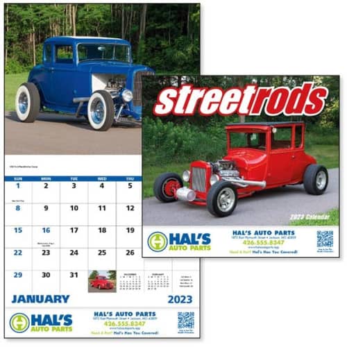 Stapled Street Rods Vehicle 2023 Appointment Calendar