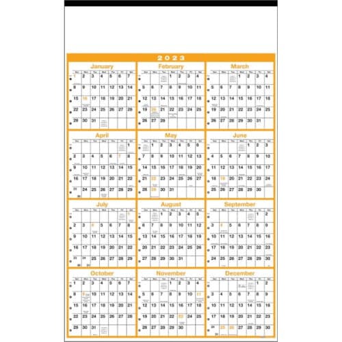 Yearly Business Planner II Calendar