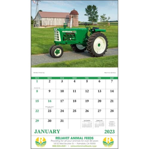 Stapled Classic Tractors 2023 Calendar | EverythingBranded Canada