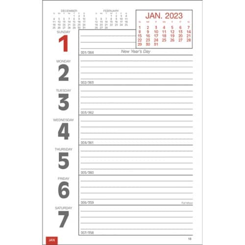 Weekly Memo 2023 Calendar