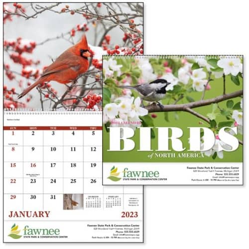 Spiral Birds of North America 2023 Appointment Calendar