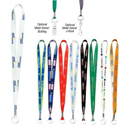 Full Color Imprint Smooth Dye-Sublimation Lanyard - 3/4"
