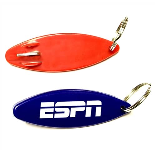 Surfboard Shaped Bottle Opener Key Chain EverythingBranded Canada
