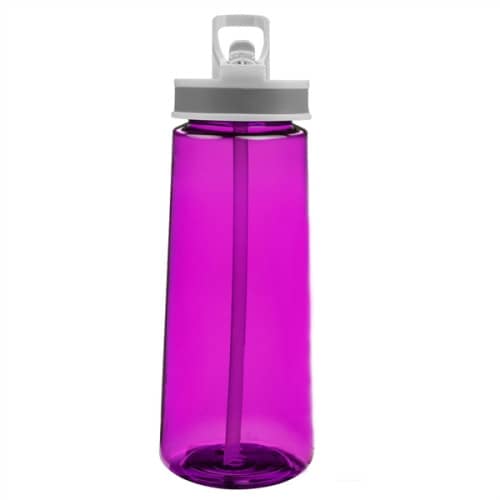 22 oz. Sports Water Bottles With Straw