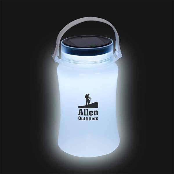 Foldable Waterproof Container with Solar Light