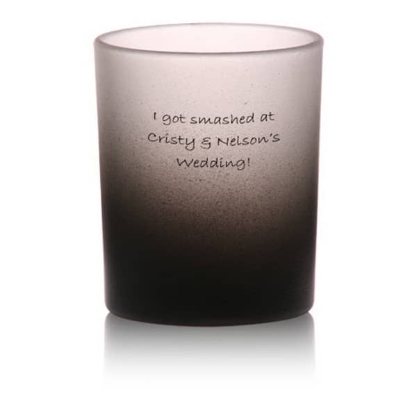 1-Clear Frosted Votive Holder With Unscented Candle~U Choose-3~~Colored Candles 