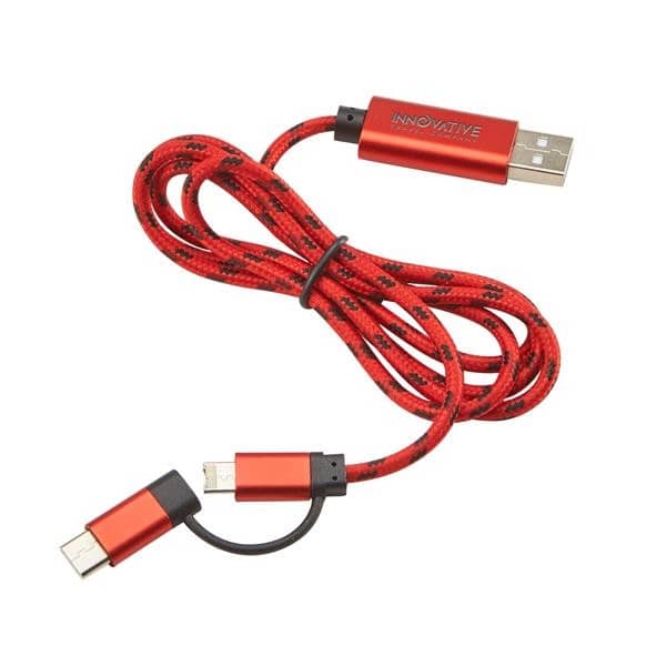 3 Foot 3-In-1 Quick Charge-It Cable
