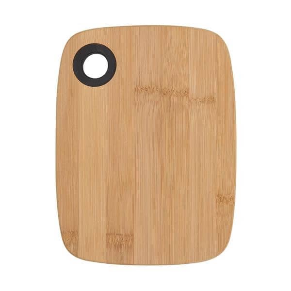 Small Bamboo Cutting Board with Silicone Ring