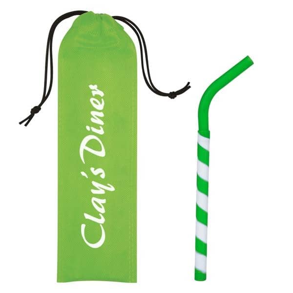 GreenPaxx Tie-Dye Cool Straw With Pouch