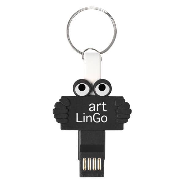 Clipster Buddy 3-In-1 Charging Cable Key Ring