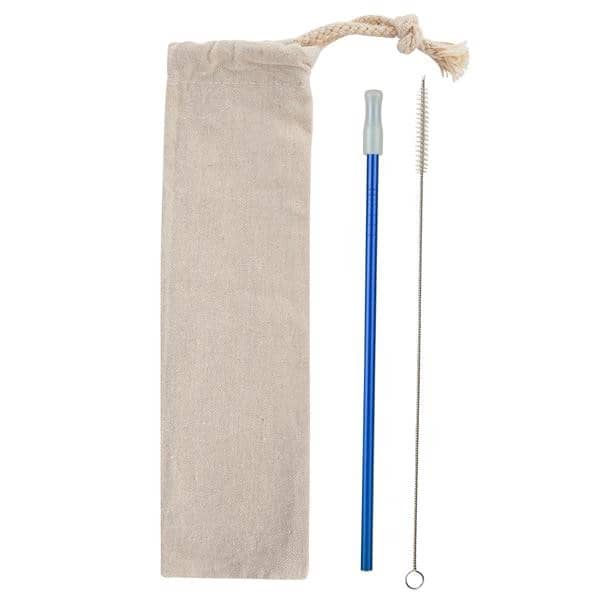 Park Avenue Stainless Straw Kit with Cotton Pouch