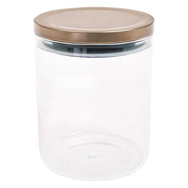 26 Oz. Glass Container With Stainless Steel Lid