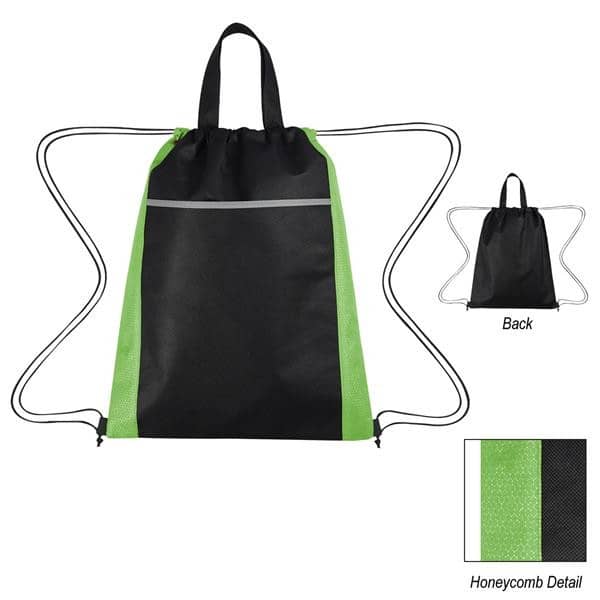 Honeycomb Non-Woven Drawstring Bag