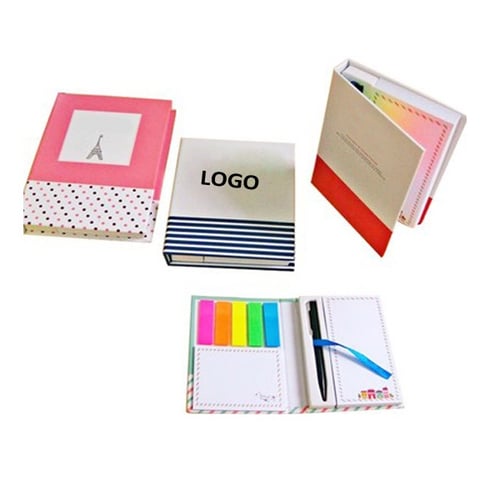 Hardcover Note Pads With Pen