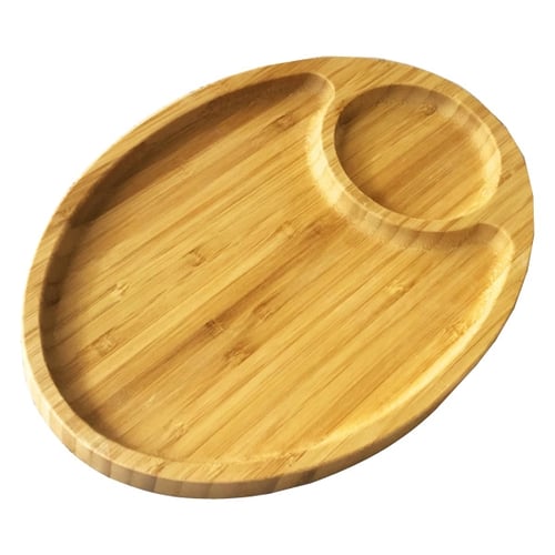 Bamboo Party Plate With Holder
