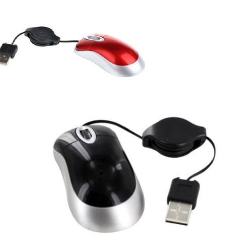 Retractable Scrolled Optical Mouse