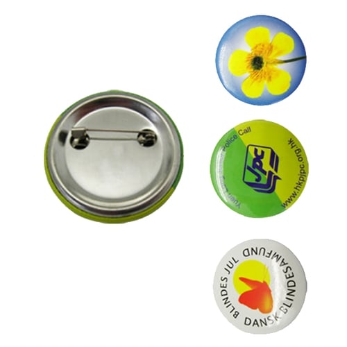 Round Button with Pin