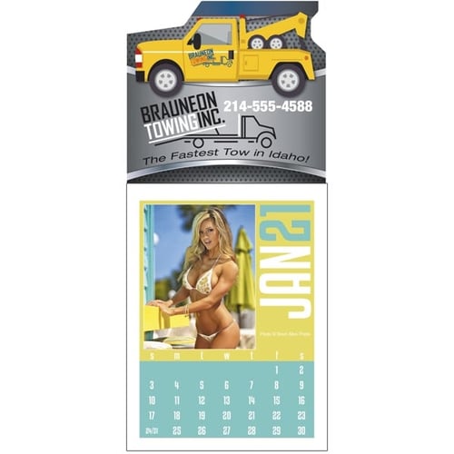 Full Color Stick Up, Swimsuit Grid 2023 Calendar