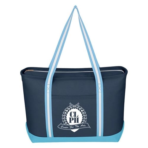Large Cotton Canvas Admiral Tote Bag