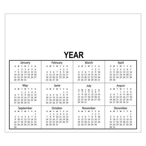Calendar Magnet