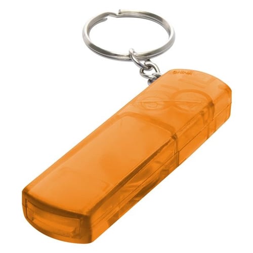 WHISTLE, LIGHT AND COMPASS KEY CHAIN