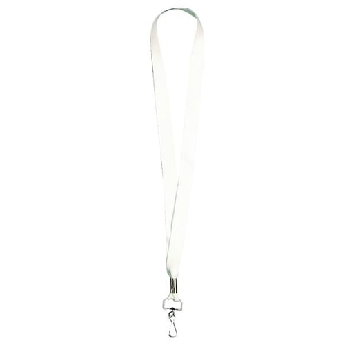 White Lanyard with Full Color Imprint