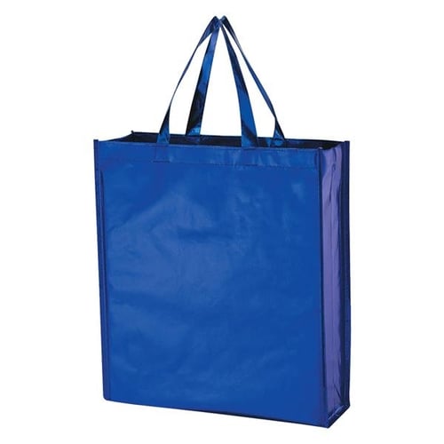 Metallic Non-Woven Shopper Tote Bag