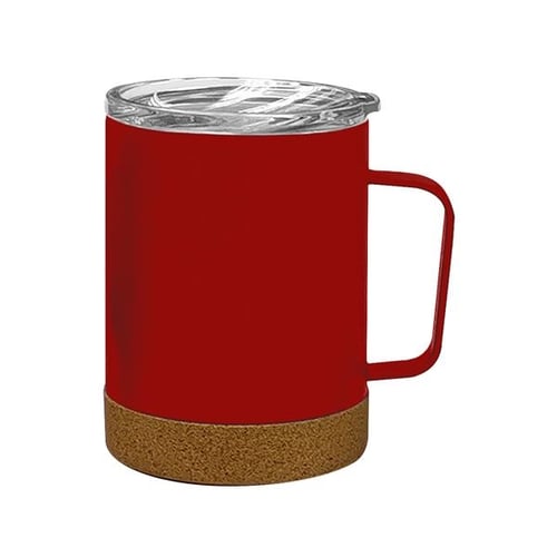 12 Oz. Concord Stainless Steel Mug With Cork Base