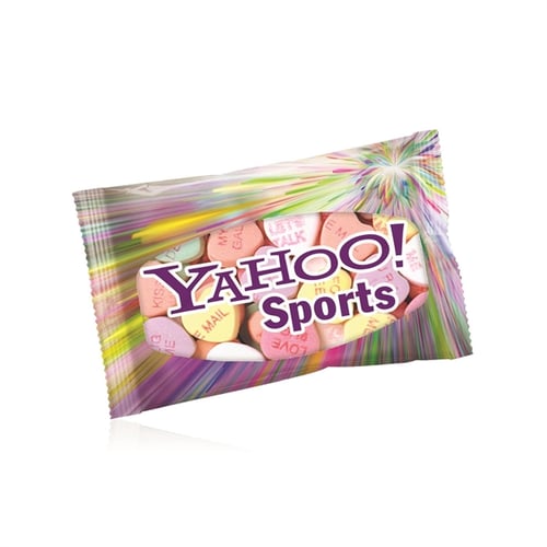 1/2oz. Full Color DigiBag with Imprinted Conversation Hearts