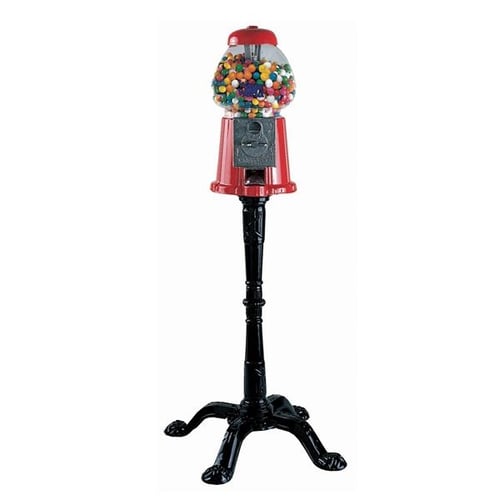 King with Stand Gumball Machine with gum