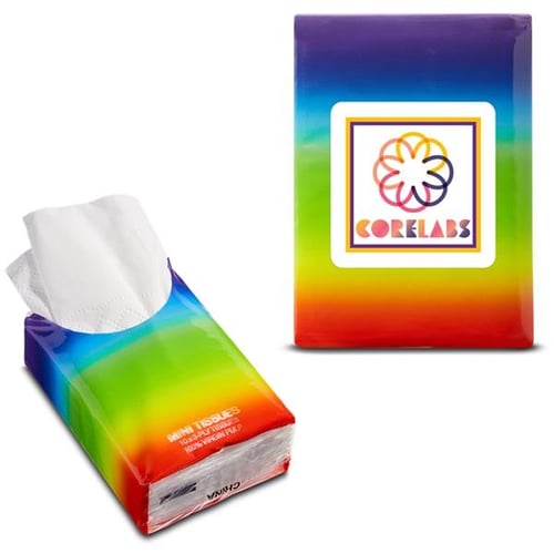 Mini Tissue Packet - Rainbow