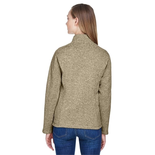 Fleece-lined heathered knit cardigan, Columbia