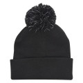 Water-Resistant Pom Beanie With Cuff