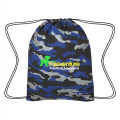 Reflective Camo Drawstring Sports Pack