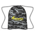Reflective Camo Drawstring Sports Pack