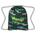 Reflective Camo Drawstring Sports Pack